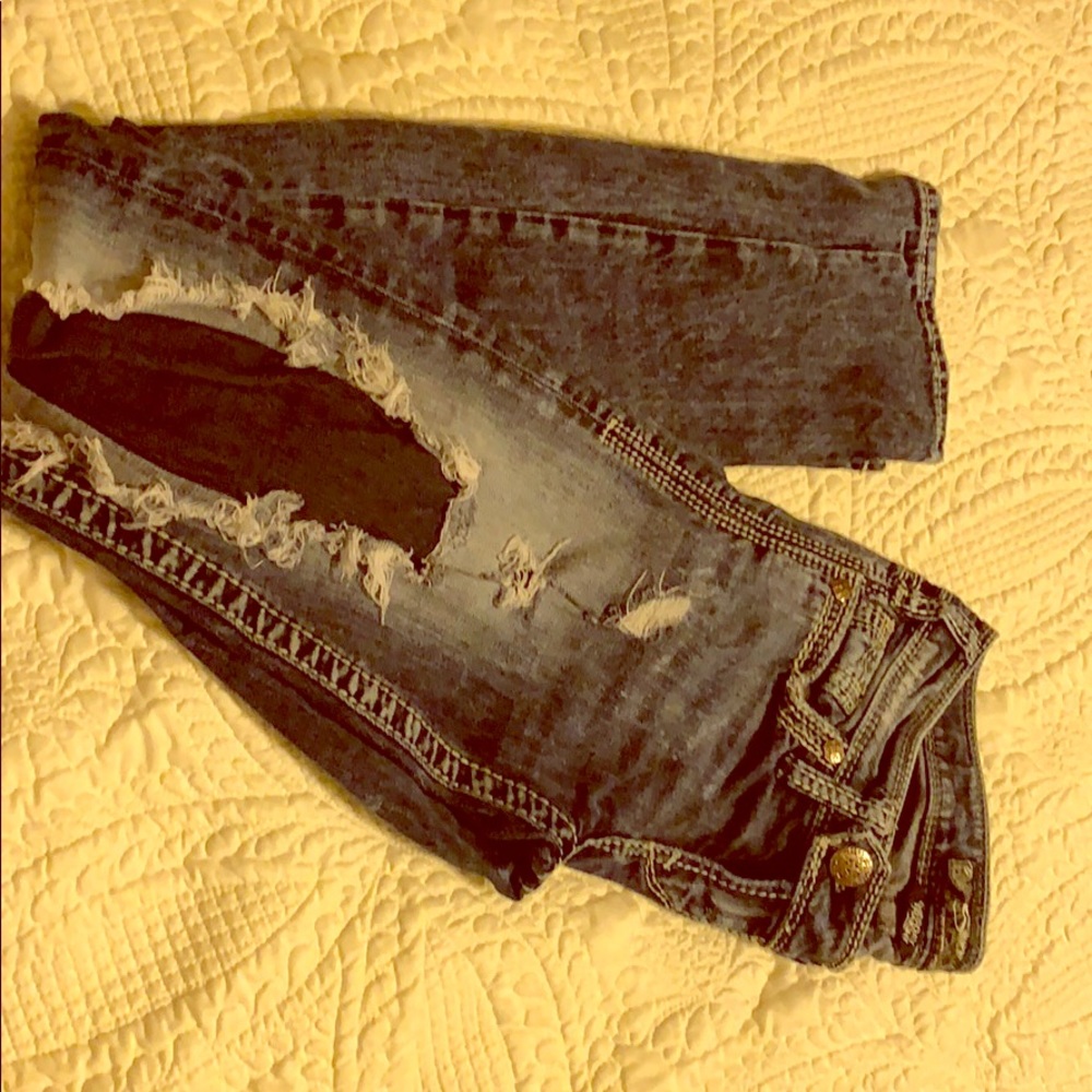 Destroyed Denim Jeans